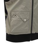 Women's Woven Hybrid Sweater Vest - Dark Grey