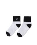 Women's Two Way Middle Socks - White