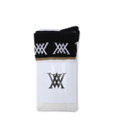 Women's Color Block Knee Socks - White