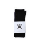 Women's Shiny Knee Socks - Black