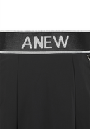 Women's Banded Flare Skirt - Black