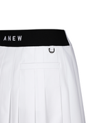 Women's Double Pleats Skirts - White