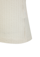 Women's Wave Textured Transition Short Sleeve T-Shirts - Cream