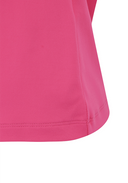 Women's Contrast Collar T-Shirt - Pink