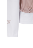 Women's Woven Mix Layered T-Shirt - Light Pink
