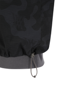 Women's Camo Pattern Layered T-Shirt - Black
