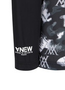 Men's Abstract Layered T-Shirt - Dark Grey