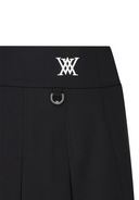 Women's Over Pleated Half Pants - Black