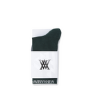Men's Basic Middle Socks - Dark Green
