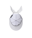 Women's Ribbon Ball Cap - White