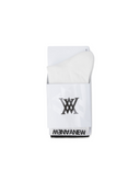 Women's Basic Middle Socks - White