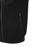 Men's Windproof Pocket Sweater Cardigan - Black