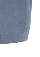 Men's Sleeve Tape Windproof Sweater - Light Blue