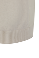 Men's Knit Hybrid Padded Sweater Anorak - Ivory