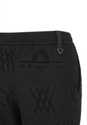 Men's Jacquard Bonding Comfort Pants - Black