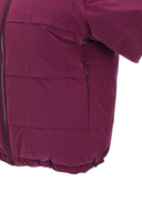 Women's Short Sleeve Grid Down Jacket - Magenta
