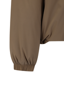 Women's Detachable Hood Padded Anorak - Camel