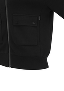Women's Pocket Patch Sweater Cardigan - Black