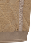 Women's Boucle Jacquard Comfort T-Shirt - Camel