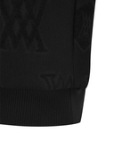 Women's Logo Pattern Sweatshirt - Black