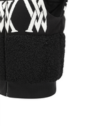 Women's Boucle Logo Hooded Sweater Vest - Black