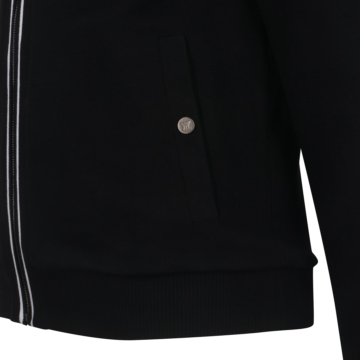 ANEW Golf Men's Two Tone Half Zip-UP Pullover - Black