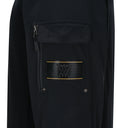 ANEW Golf Men's Preformance Wind Block Hybrid Pullover - Black