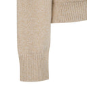 ANEW Golf Women's Big Collar Half Zip-UP Pullover - Light Beige
