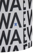 ANEW GOLF Men's SM Logo Pattern Short T-Shirt - Cream