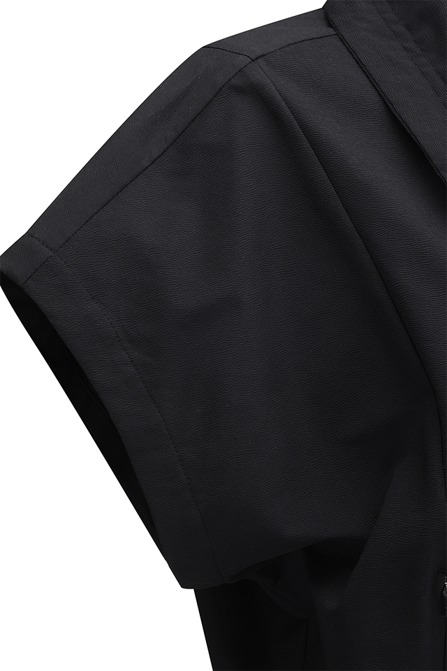 ANEW Golf Women's SM Short Sleeve Anorak Jacket - Black