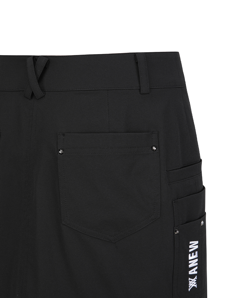 Anew Golf Women's SM Cargo Incision Skirt - Black