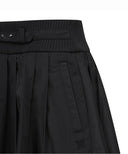 Women's Band Point Balloon Skirt - Black
