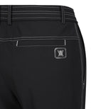 Men's Stitch Point Sraight Long Pants - Black