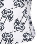 Women's Logo Pattern Short T-Shirt - White
