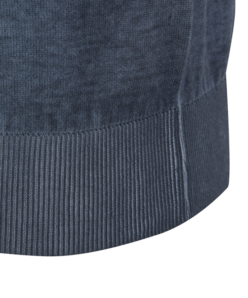 ANEW GOLF Jacquard Knit Polo Shirts - Blue