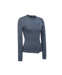 Women's Handle Chain Embroidery Pullover - Blue