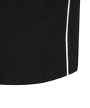 Men's Essential Half Neck Pullover - Black