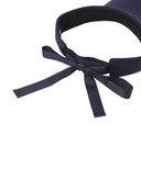 Women's Stripe Visor - Navy