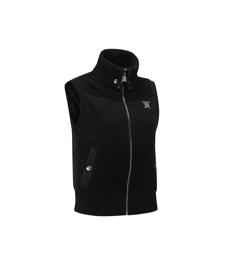 Women's Hybrid Knit Vest - Black