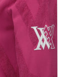 Women's Big Logo Intarsia Zip-Up Cardigan - Pink