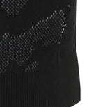 Men's SP Camo Pattern Knit Vest - Black