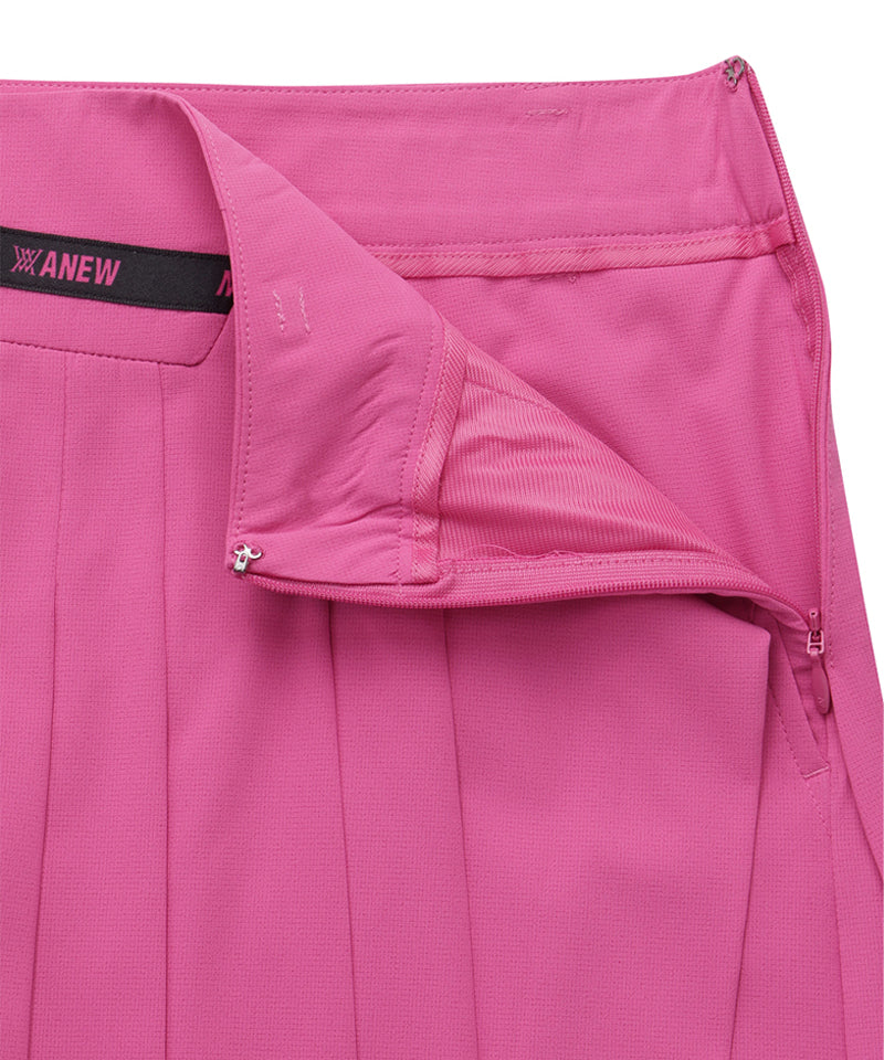 Anew Golf Women's SM Incision Pleated Half Pants - Hot Pink