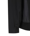 Men's Round Neck Anorak Jacket - Black