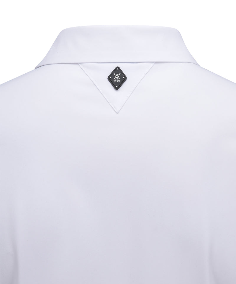 ANEW GOLF Men's SM Logo Point Short T-Shirt - White