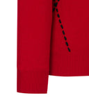 ANEW Golf Men's Handle Chain Embroidery Pullover - Red