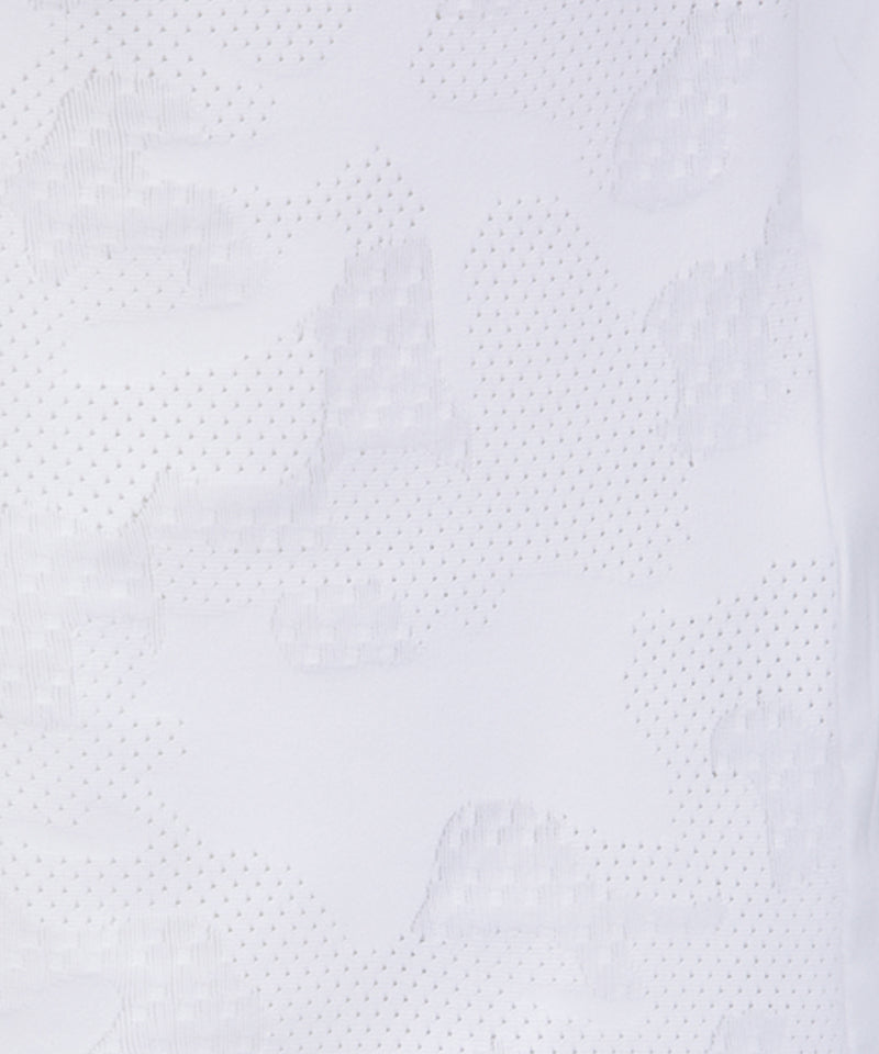 ANEW GOLF Men's SM Jacquard Hybrid Short T-Shirt - White