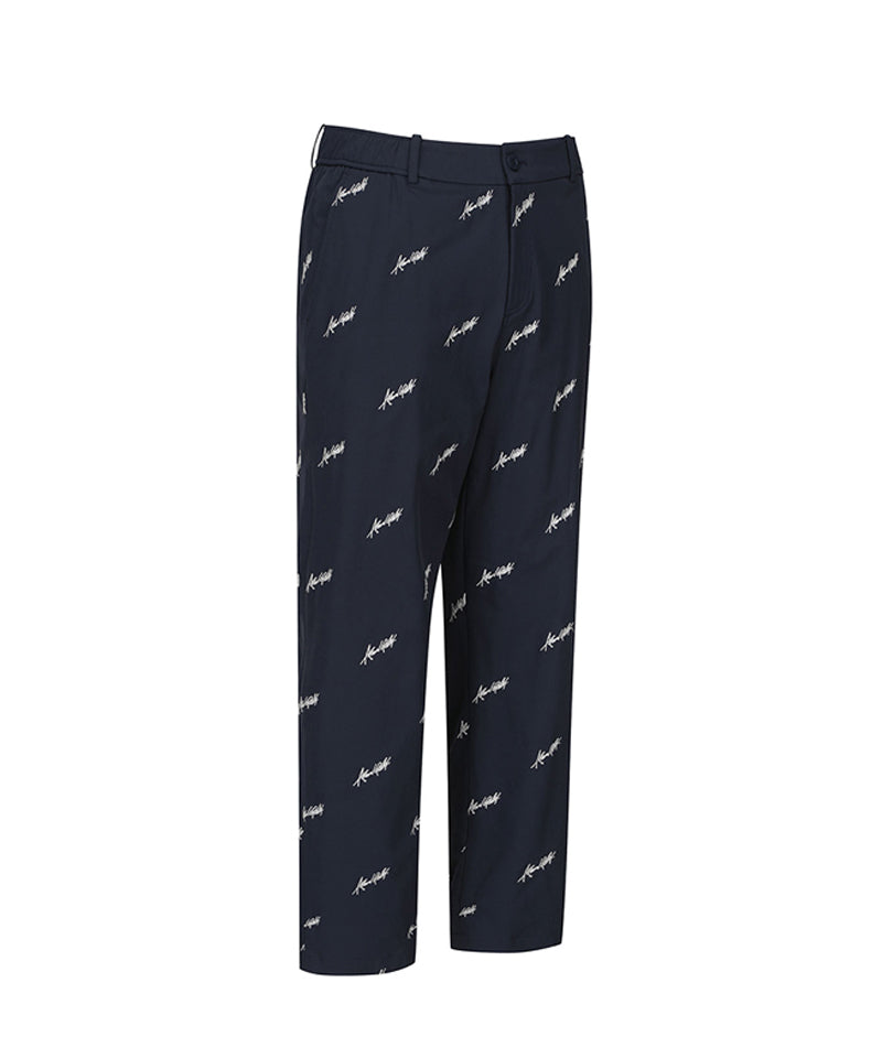 Men's Logo Embroidery Chino L/PT - Navy