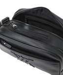 Unisex 3Way Zipper Pouch Bag - Black