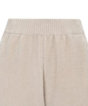 Women's Chenille Knit Jogger Pants - Light Beige