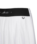 Women's Pleats Half Pants - White